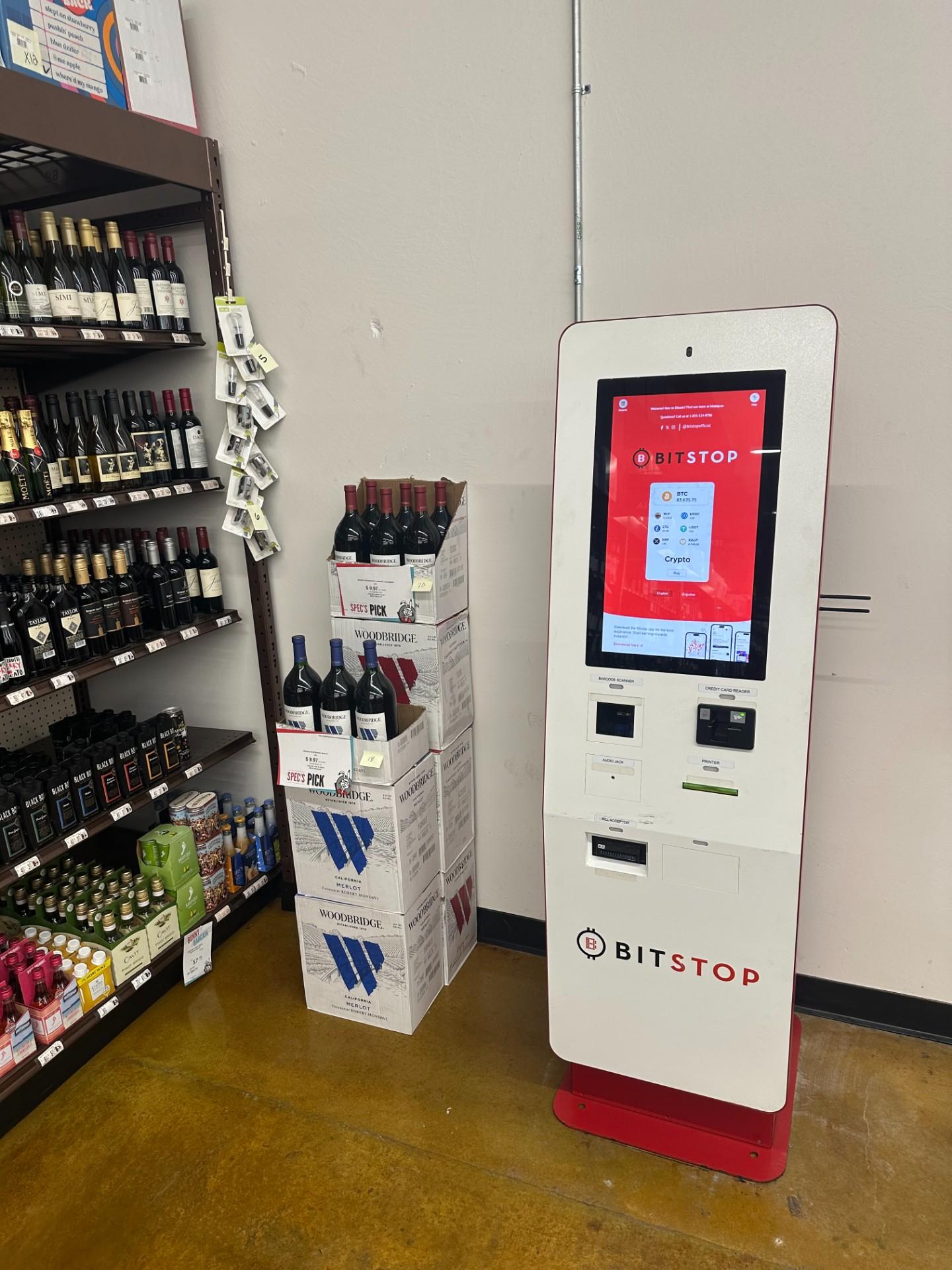 Bitstop ATM at Specs Liquor Store #208 in El Paso, TX
