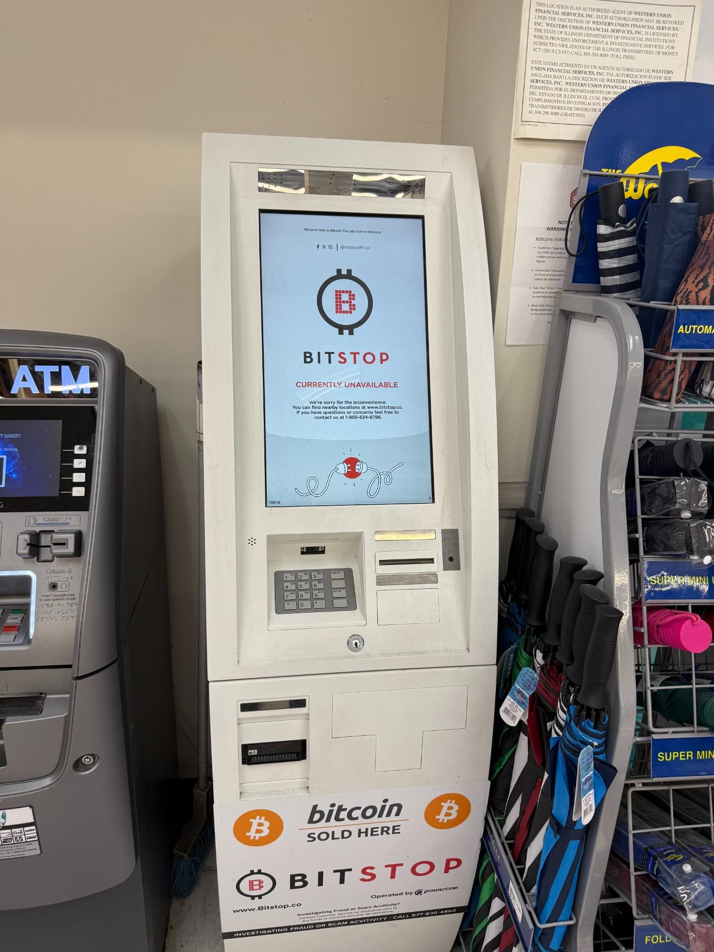 Bitstop ATM at County Market in Charleston, IL