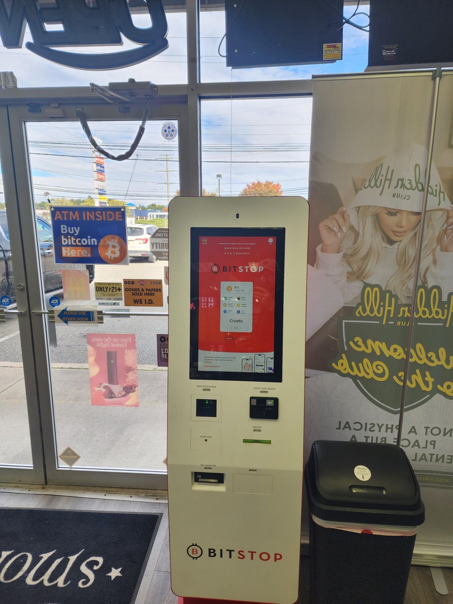 Bitstop ATM at Wizard Smoke Shop in Parsippany-Troy Hills, NJ
