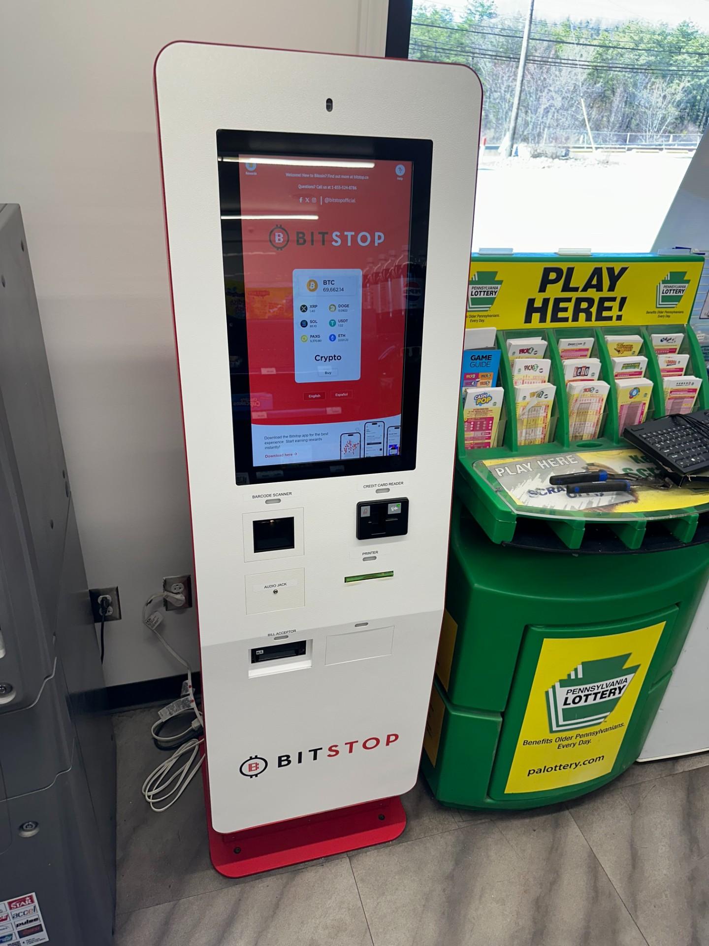 Bitstop ATM at Coen Markets in Slovan, PA