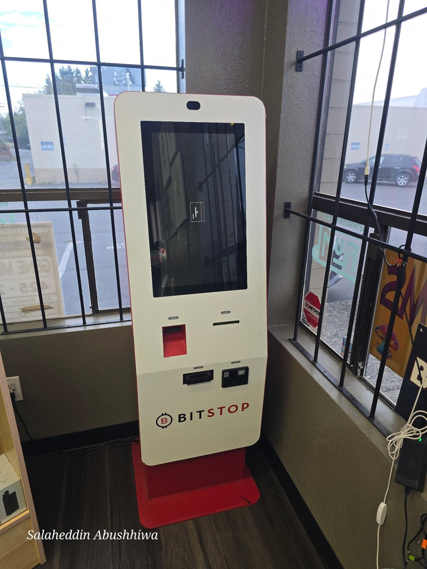 Bitstop ATM at Galaxy vapor in Renton, WA