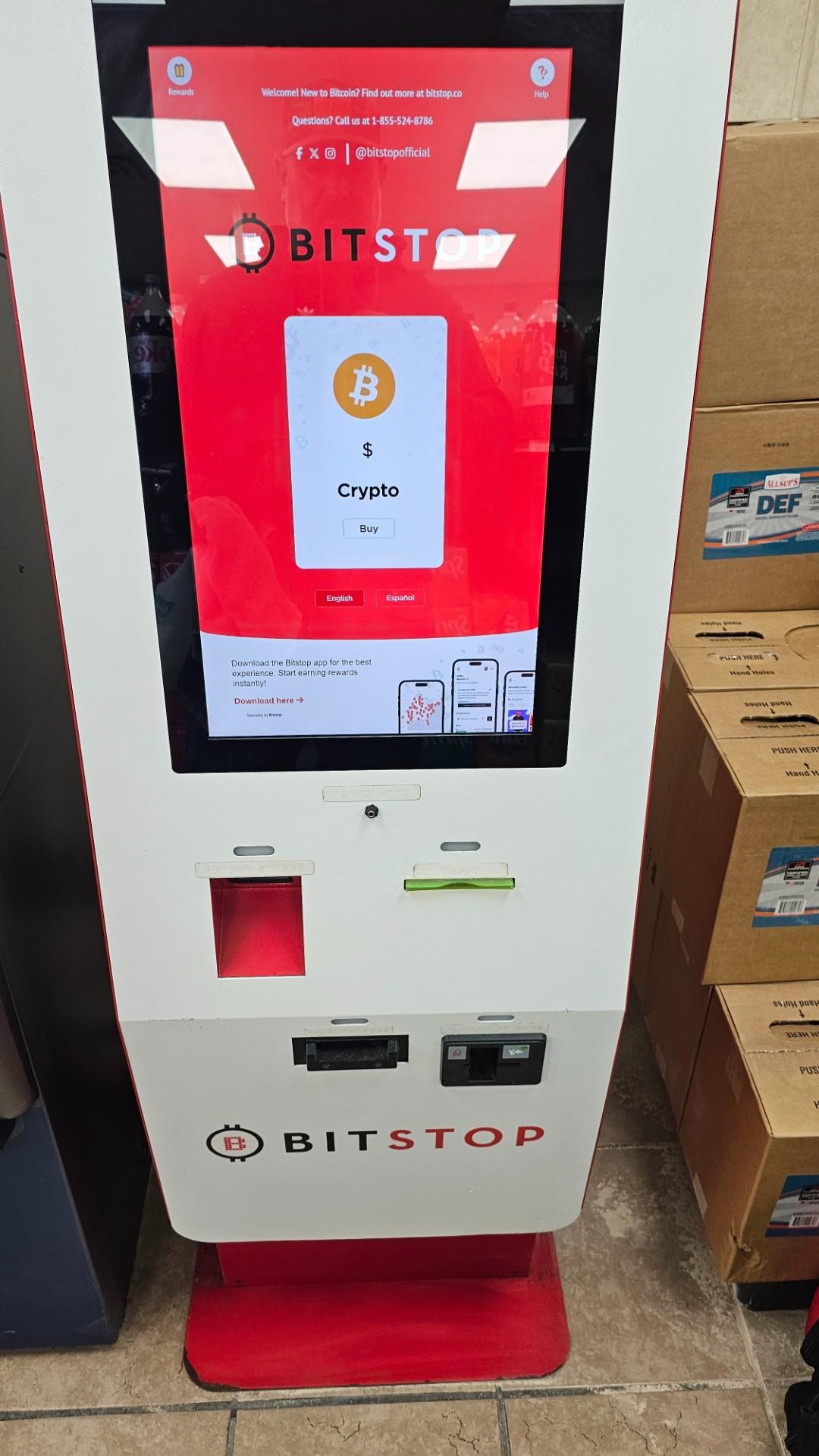 Bitstop ATM at Allsups Store #102229 in Stephenville, TX