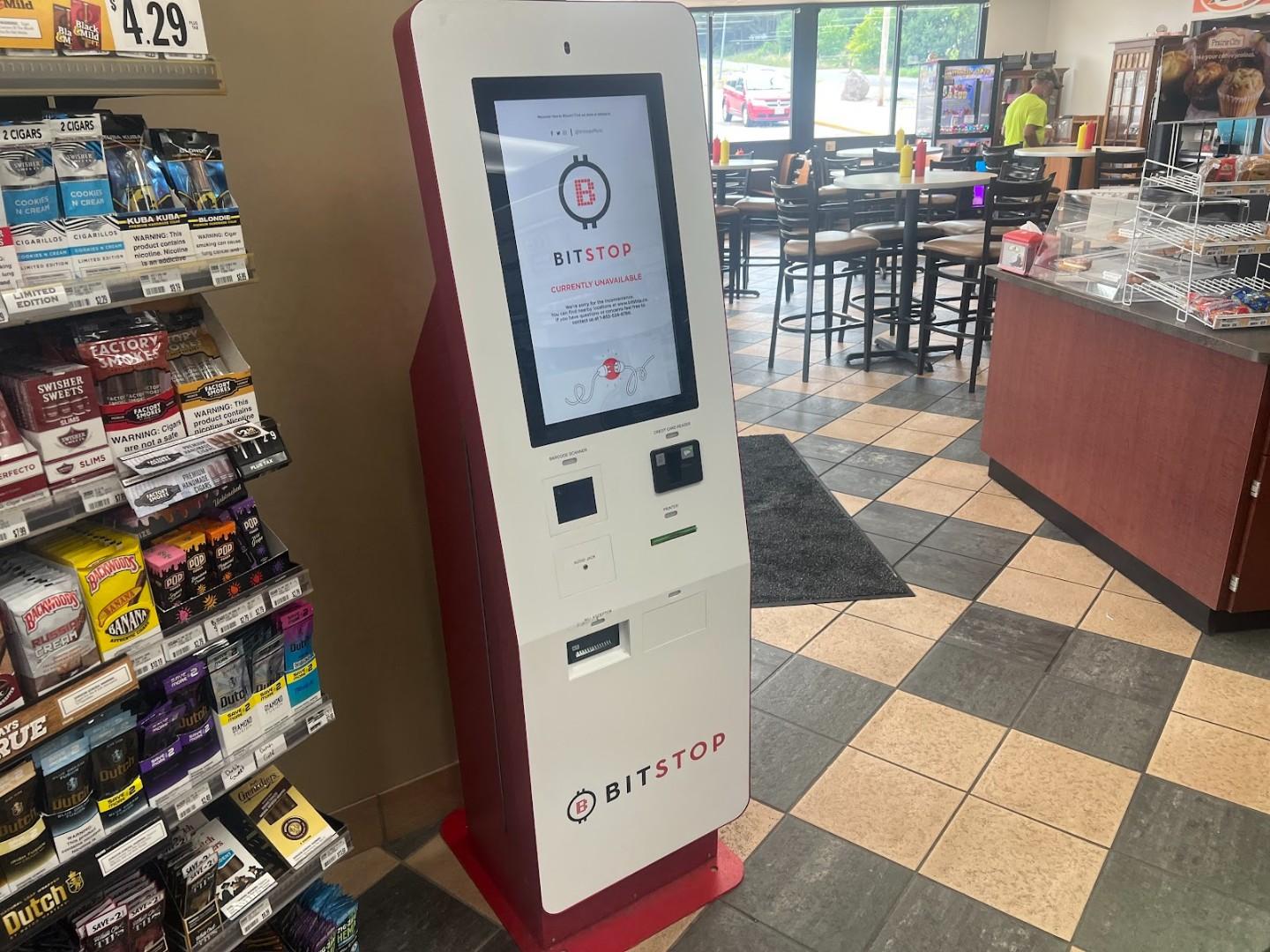 Bitstop ATM at Ultimart in Coloma, WI