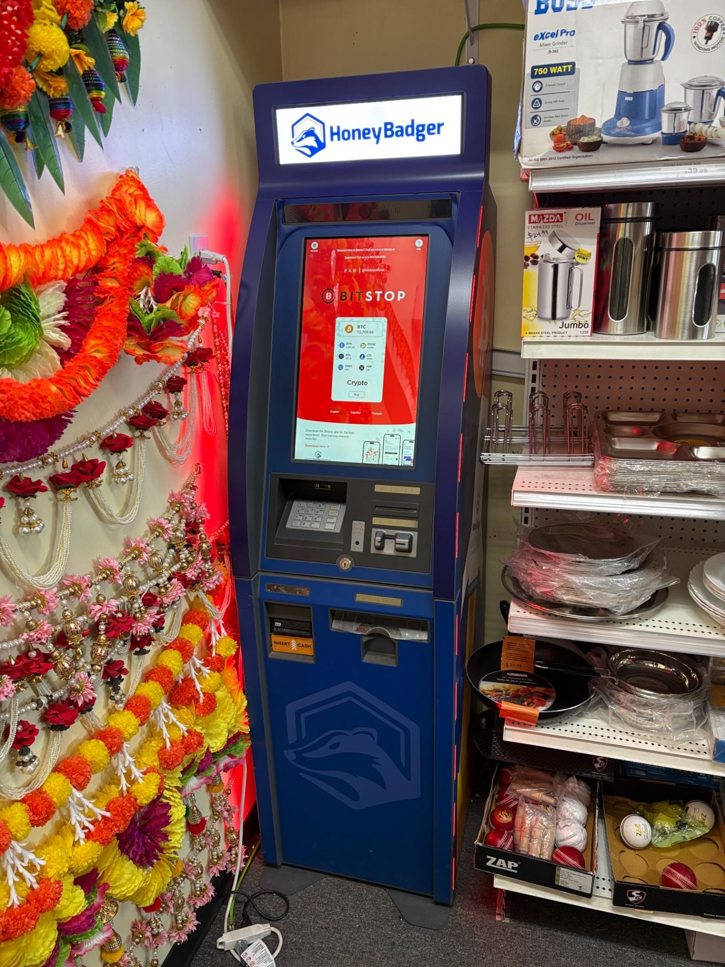 Bitstop ATM at Shah Brothers Convenience Store in Prince George, BC
