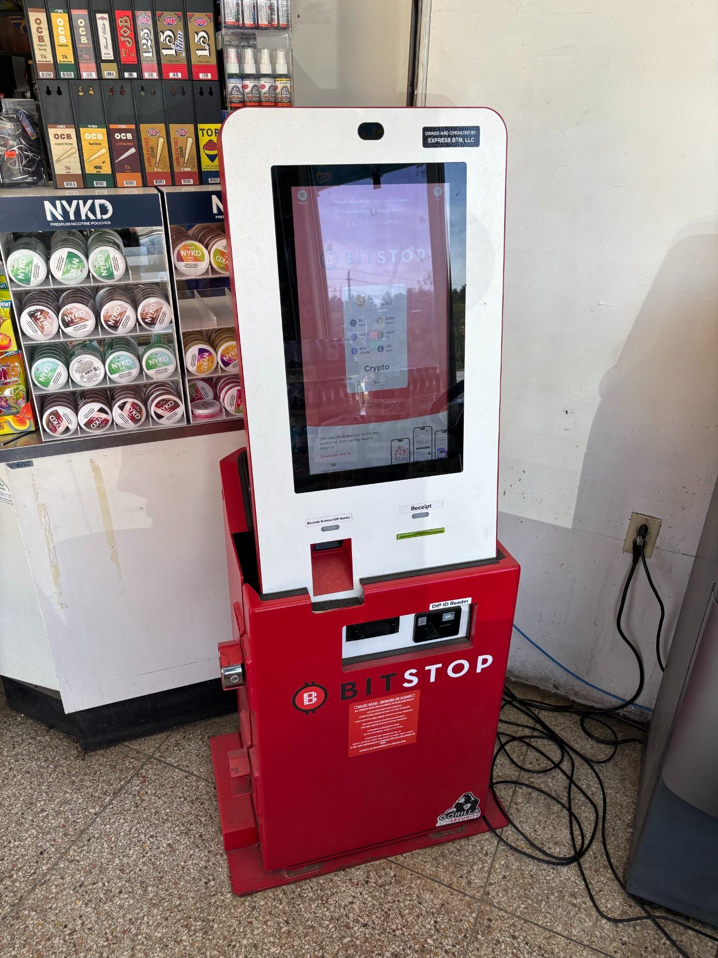 Bitstop ATM at Run In #271 in Lenoir, NC