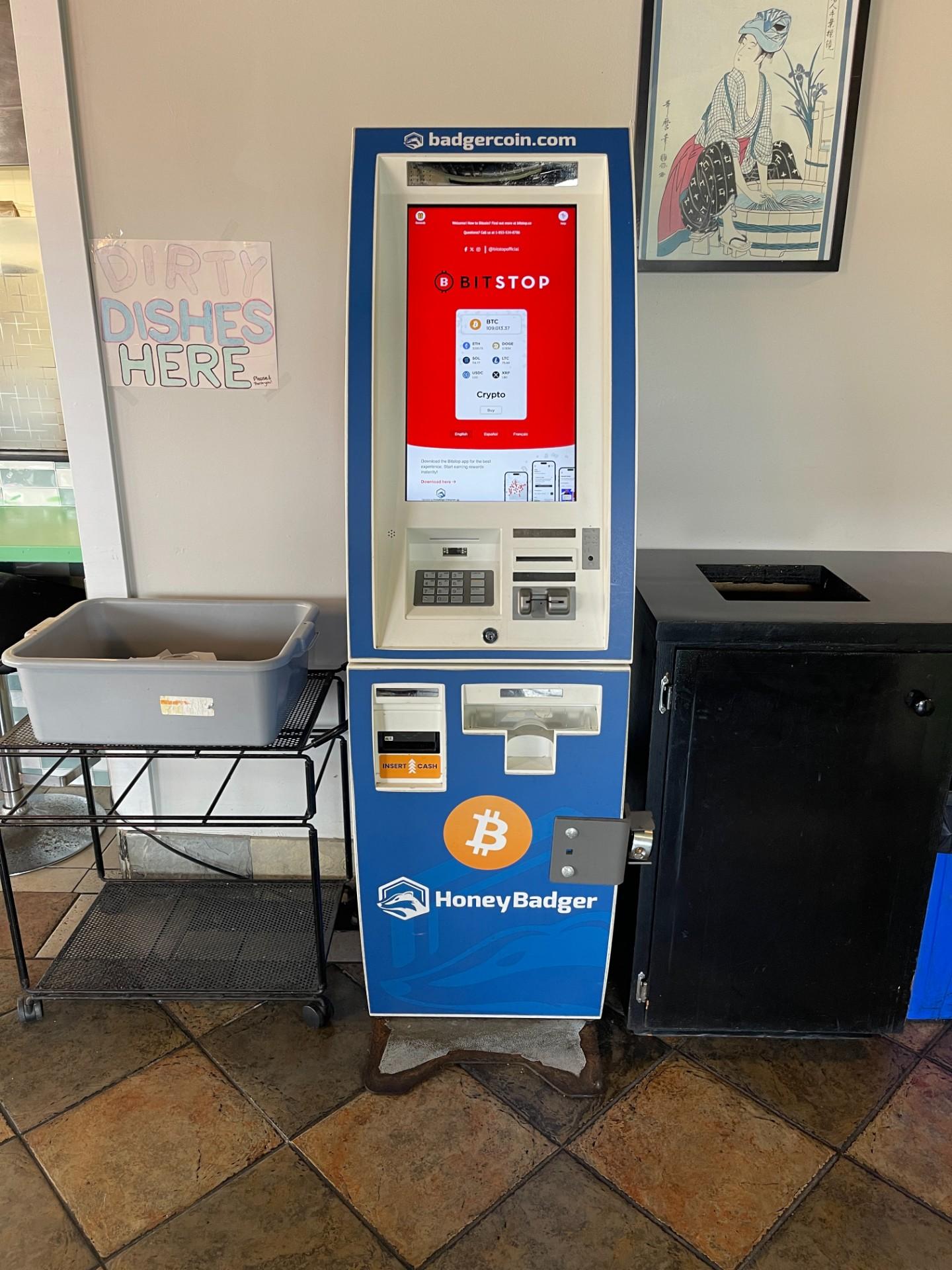 Bitstop ATM at Baan Do's Stir Fry in Duncan, BC