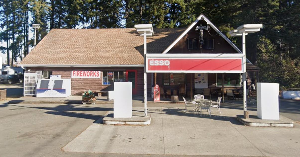 Bitstop ATM at Log Cabin General Store in Parksville, BC