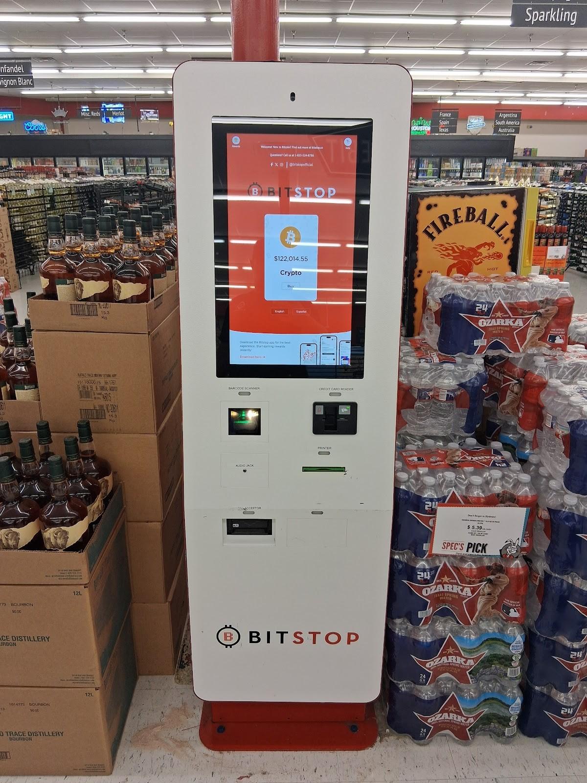 Bitstop ATM at Spec's Wine Spirits in Houston, TX