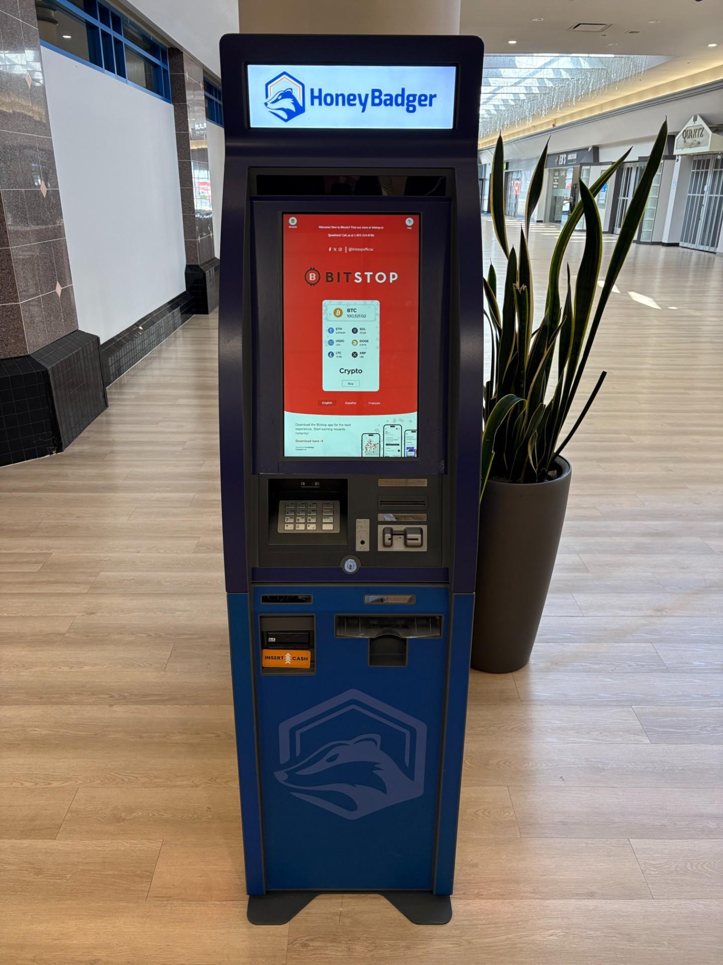 Bitstop ATM at West Oaks Mall in Abbotsford, BC