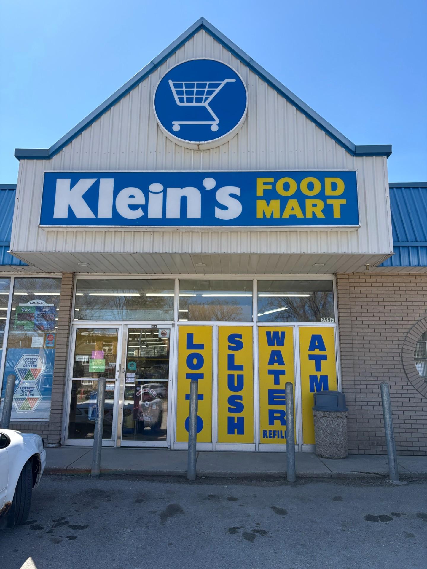 Bitstop ATM at Klein's Food Mart Broadway in Regina, SK