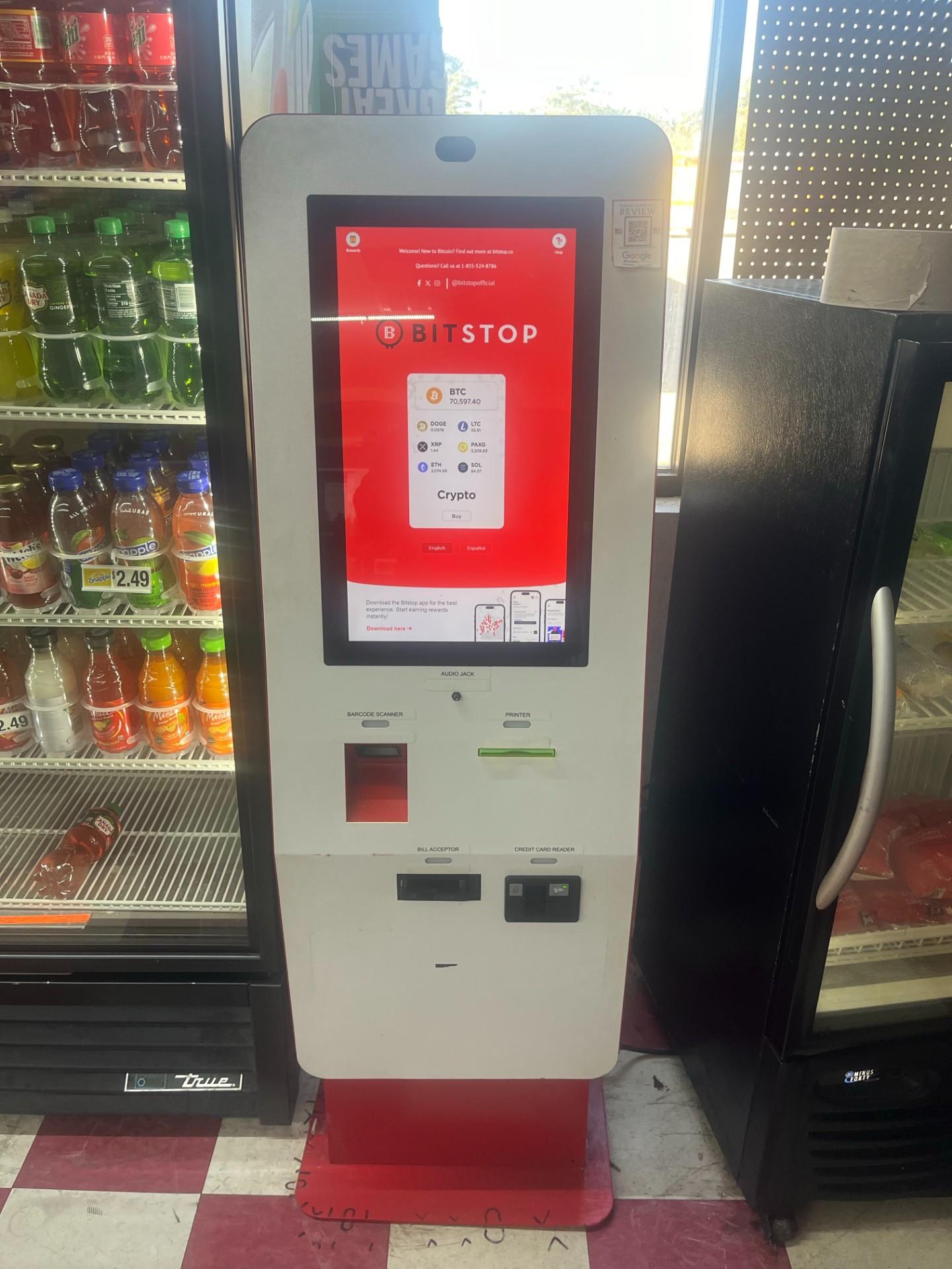 Bitstop ATM at IBB Mini Mart in Fayetteville, NC