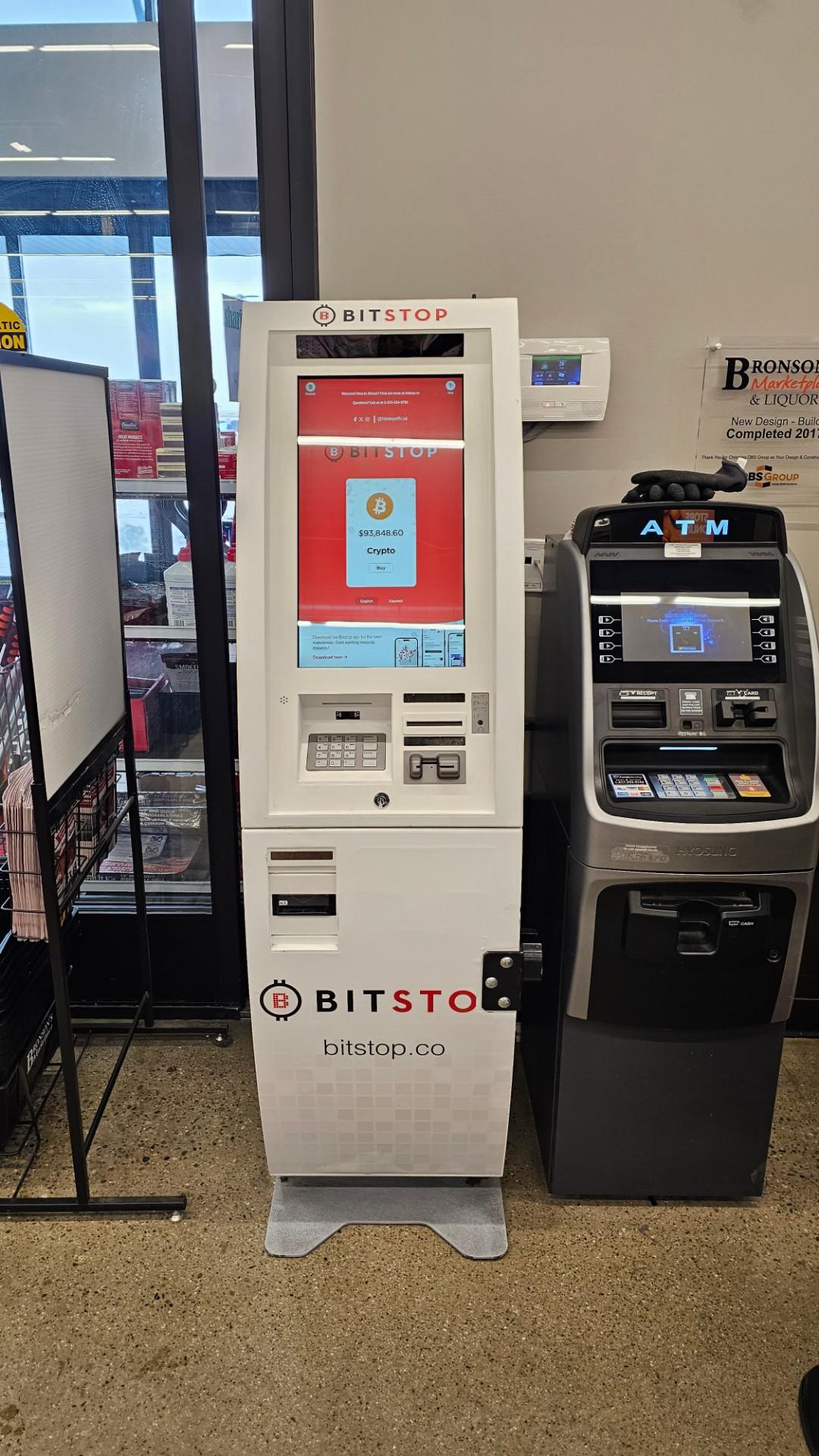 Bitstop ATM at Bronson's Marketplace # 120079 in Bowman, ND