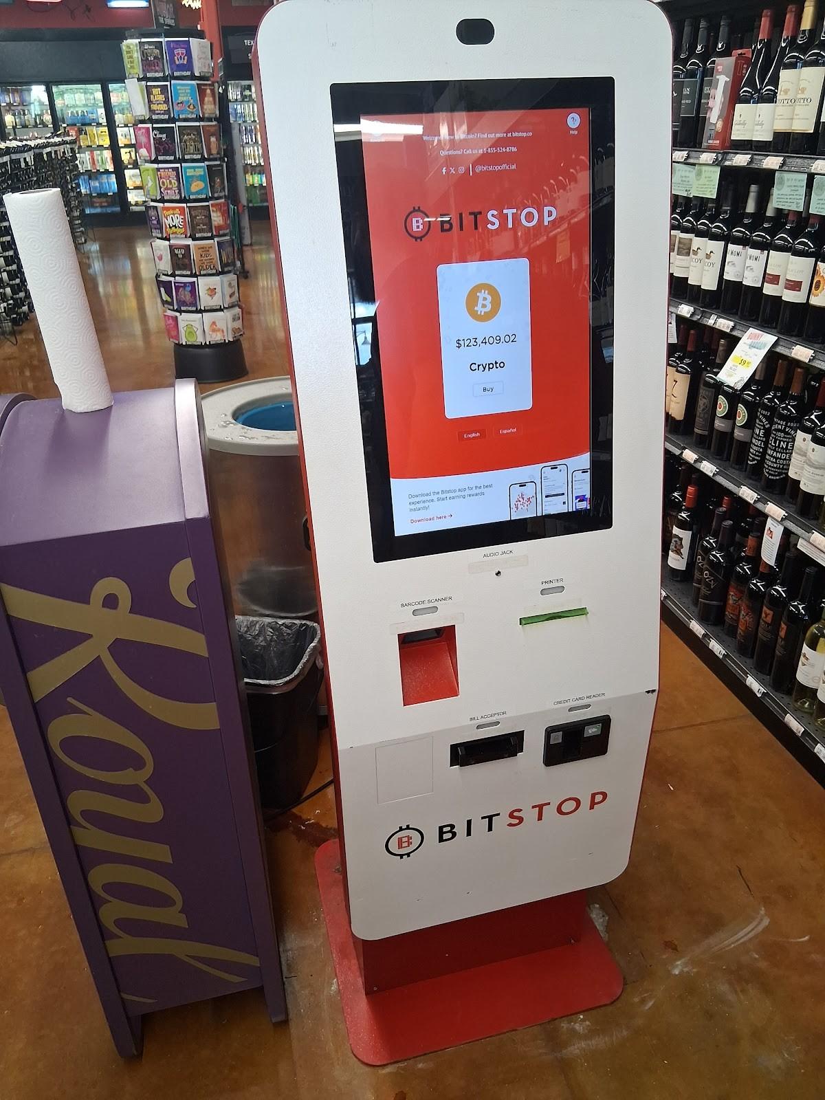 Bitstop ATM at Spec's Wine Spirits in Missouri City, TX