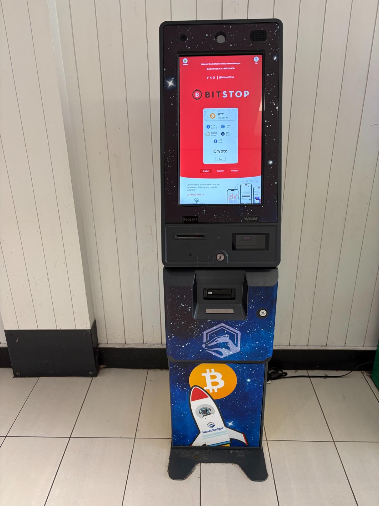 Bitstop ATM at Cataraqui Centre in Kingston, ON