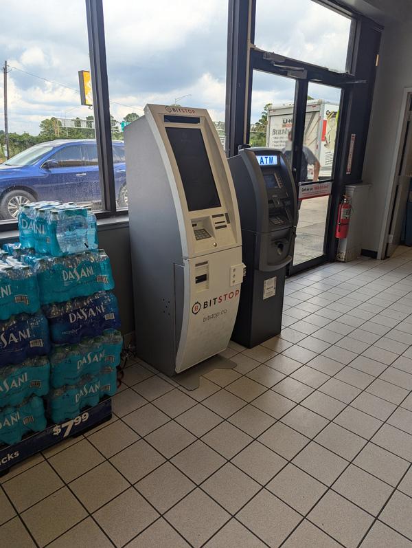Bitstop ATM at Clarks Gas in Gulfport, MS