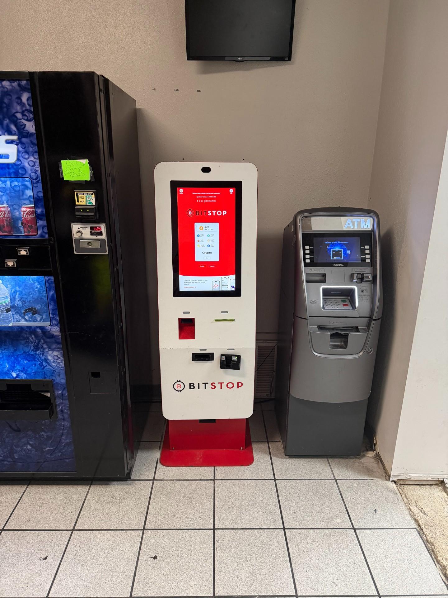 Bitstop ATM at Rose park laundry in Salt Lake City, UT