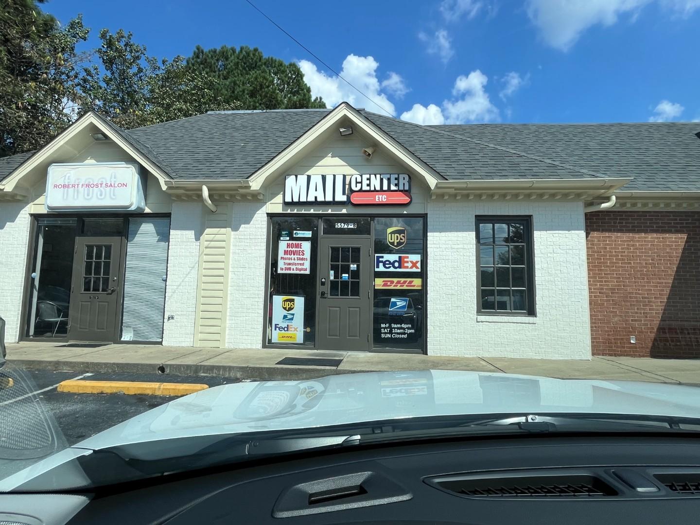 Mail Center Etc, 5579 Chamblee Dunwoody Road, Dunwoody, GA, 30338, US