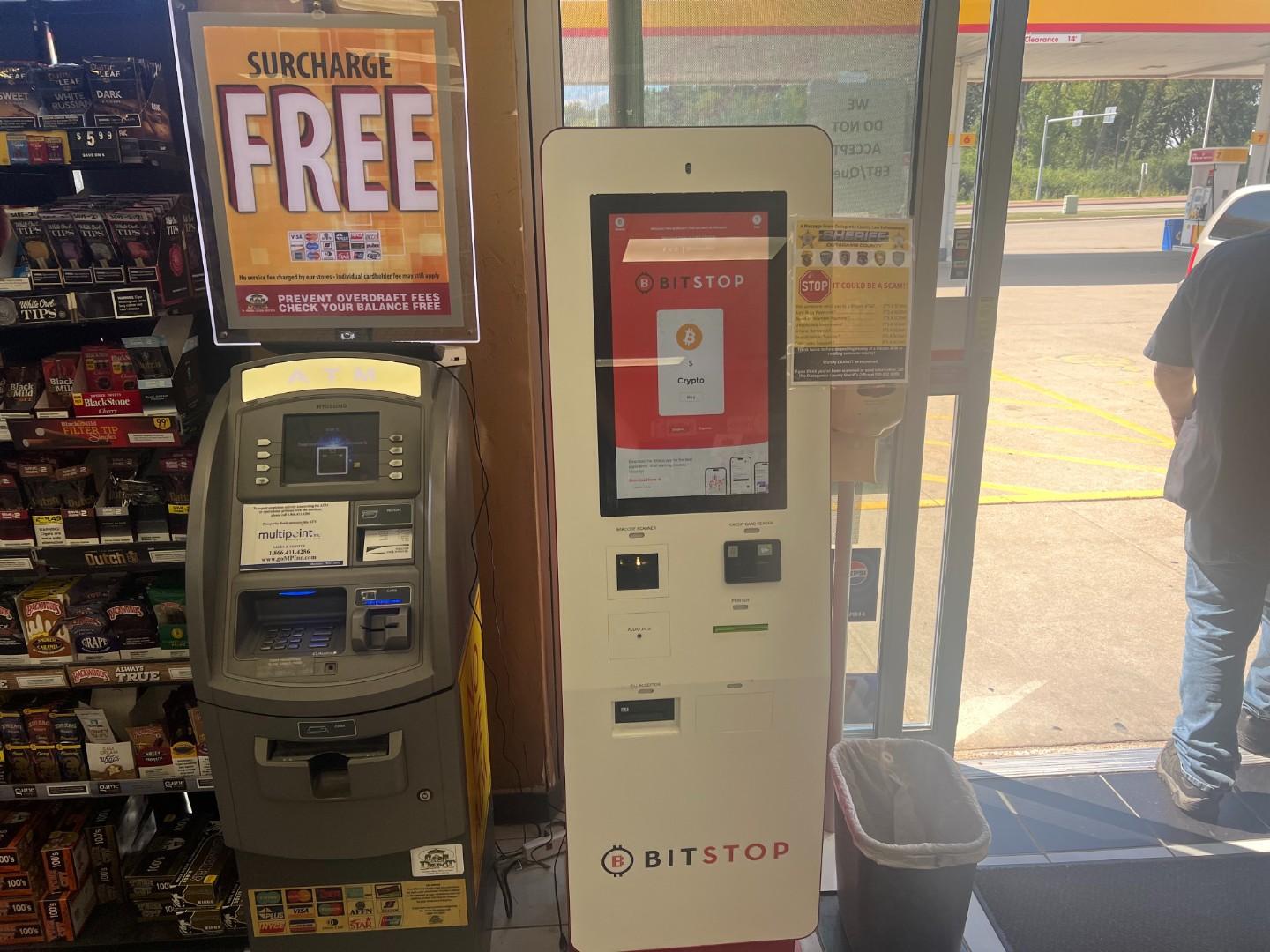 Bitstop ATM at Shell in Kaukauna, WI
