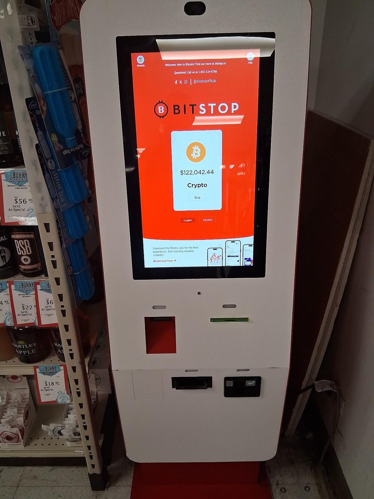 Bitstop ATM at Spec's Wine Spirits in Seabrook, TX