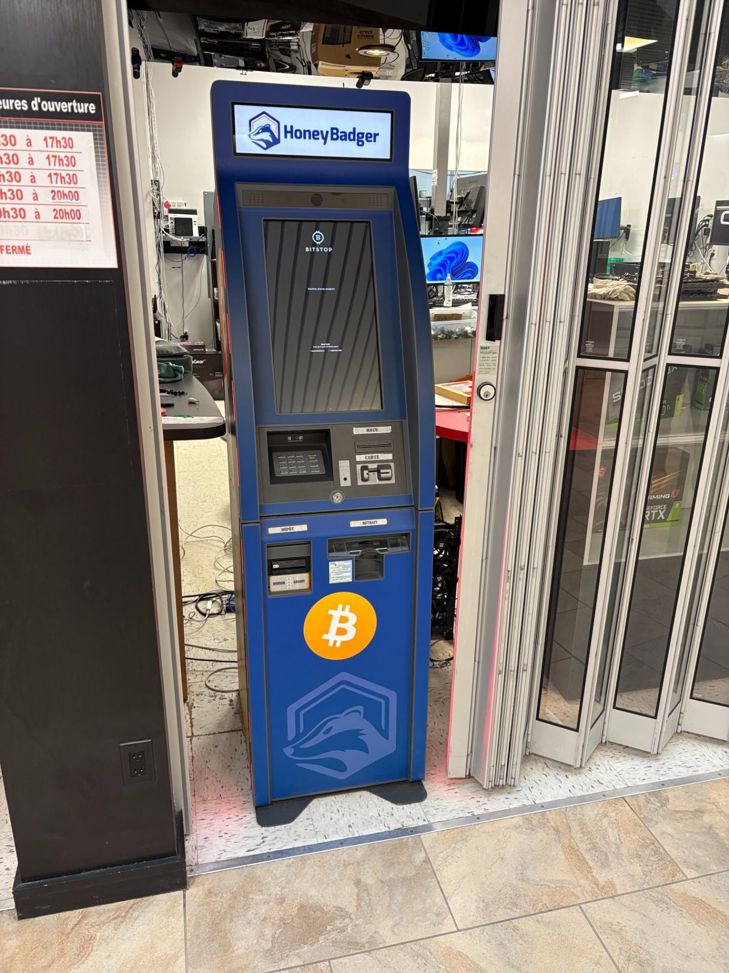 Bitstop ATM at Econo Ordi in Rimouski, QC