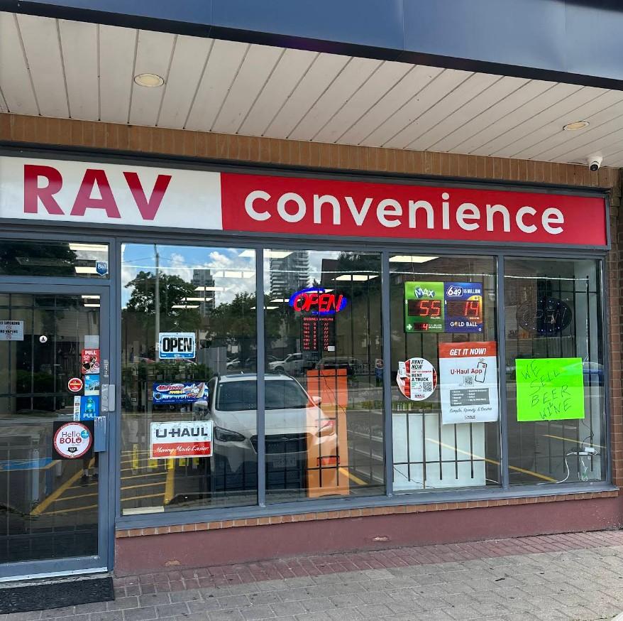 Bitstop ATM at Rav convenience Inc in Brampton, ON