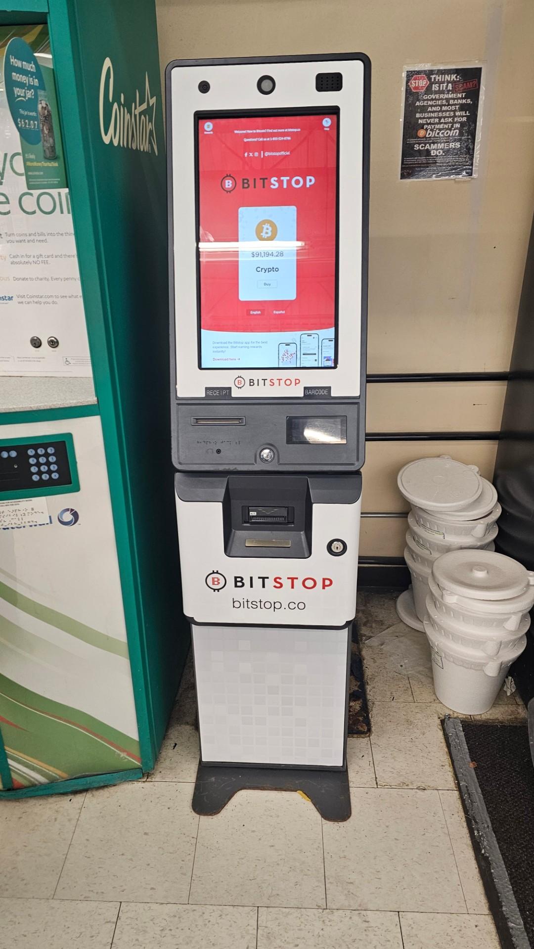 Bitstop ATM at Hugo's # 143008 in Grand Forks, ND