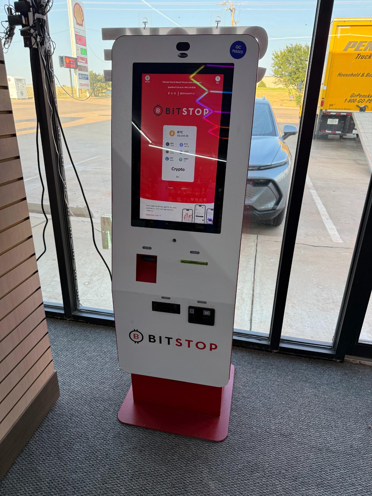 Bitstop ATM at Orange Leaf Smoke & Vape (Dhuma, LLC) in Edmond, OK