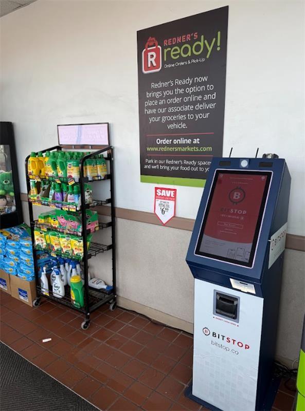 Bitstop ATM at Redners Warehouse Markets #453414 in Fullerton, PA