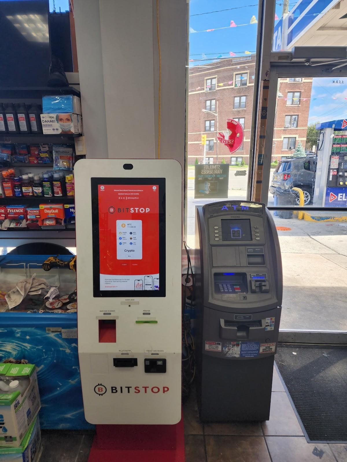 Bitstop ATM at Delta/ Excel Quick Stop in North Bergen, NJ
