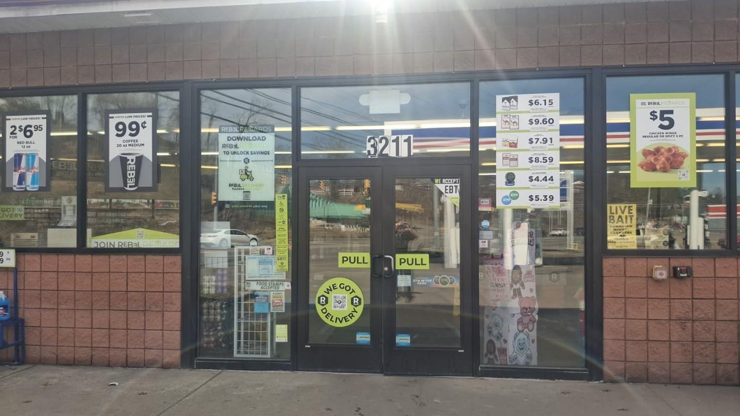 Bitstop ATM at Rebel in Parkersburg, WV