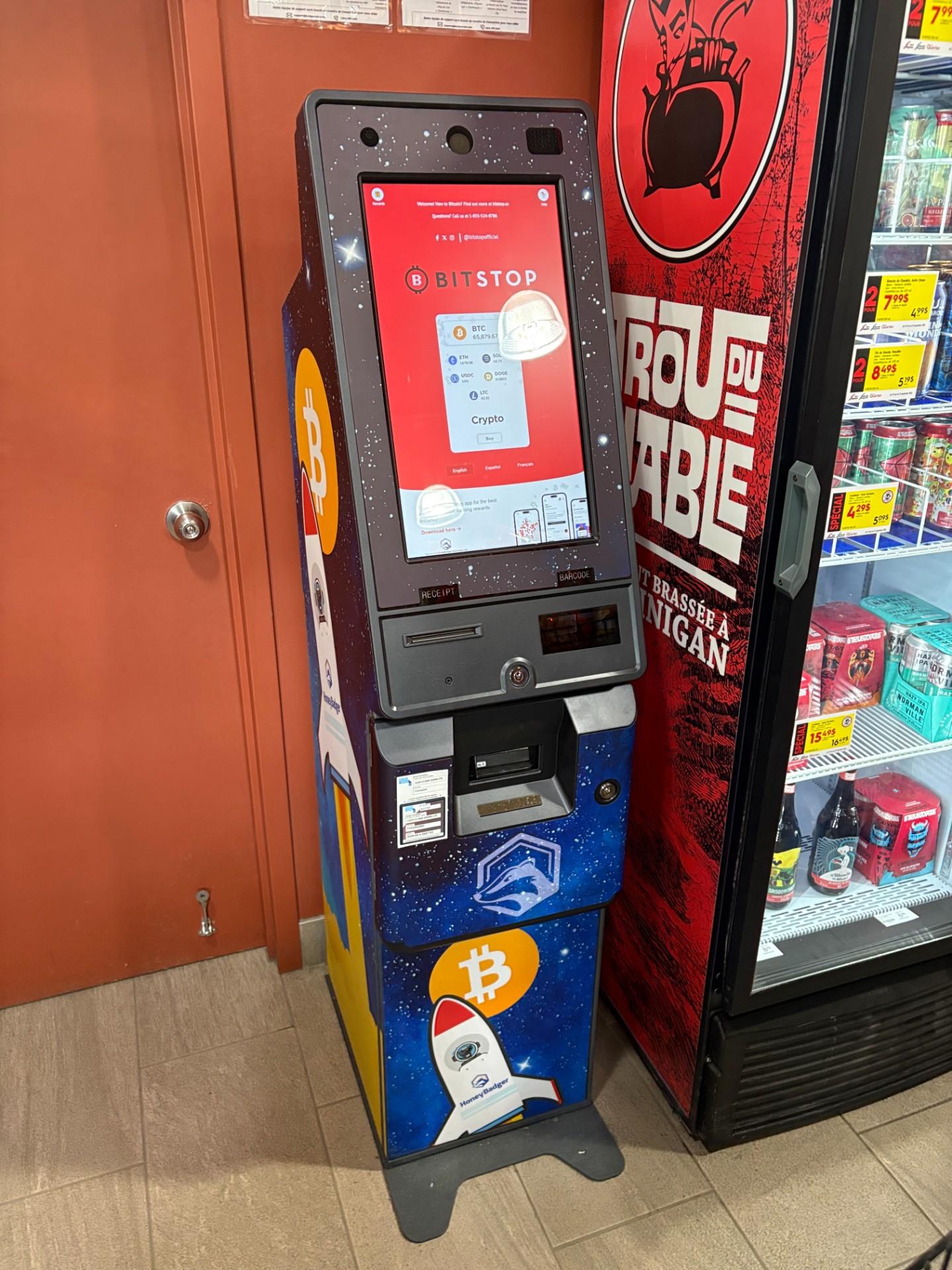 Bitstop ATM at Esso Nicolet in Nicolet, QC