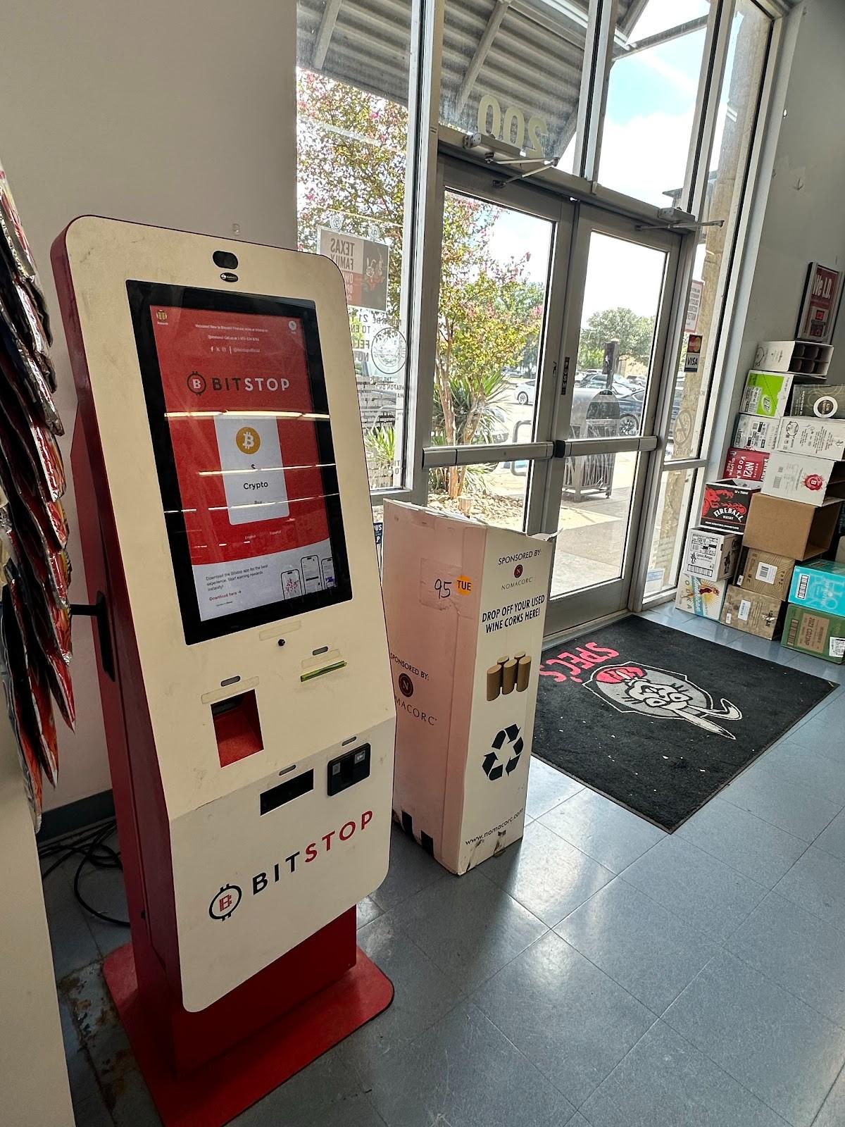 Bitstop ATM at Spec's Wine Spirits in Georgetown, TX