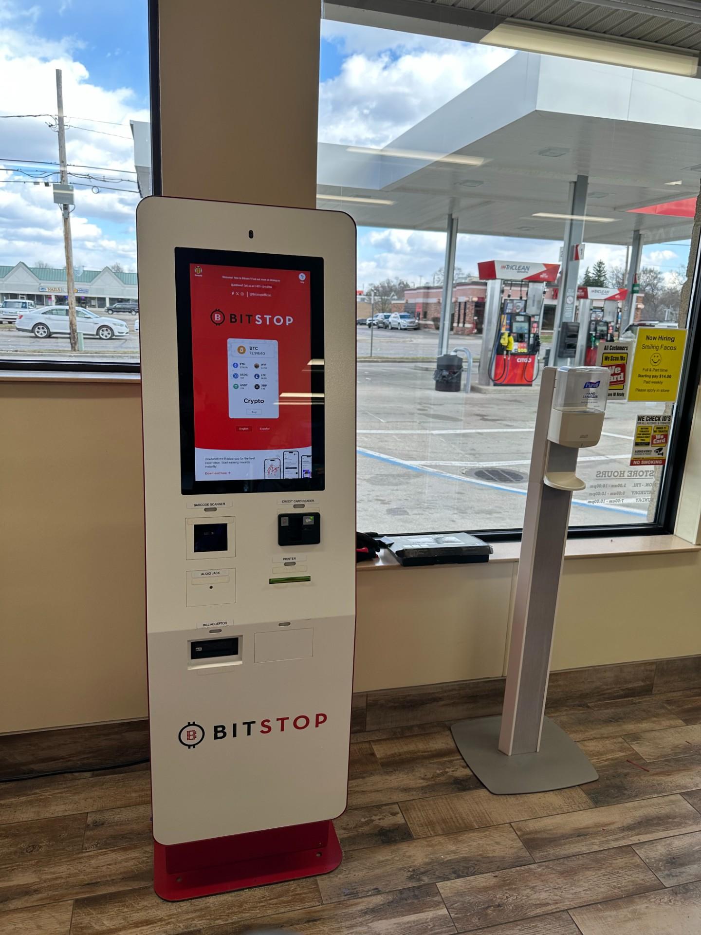 Bitstop ATM at Citgo in Jackson, MI