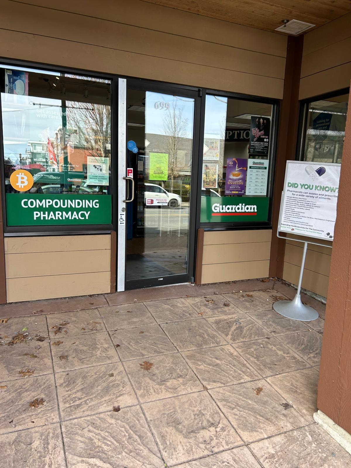 Bitstop ATM at Pharmasave Qualicum in Qualicum Beach, BC