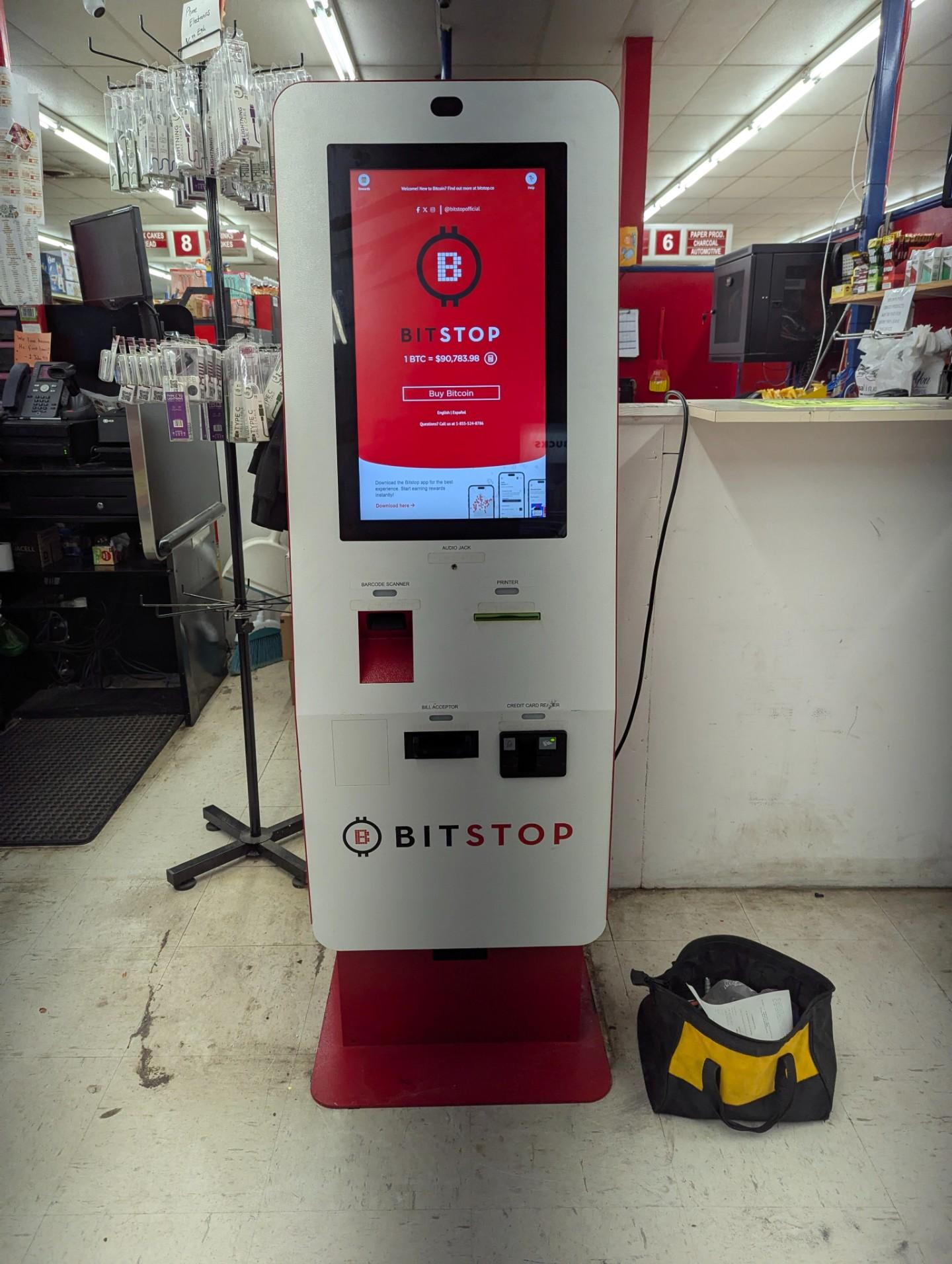 Bitstop ATM at Chandler's Supervalue in Ackerman, MS