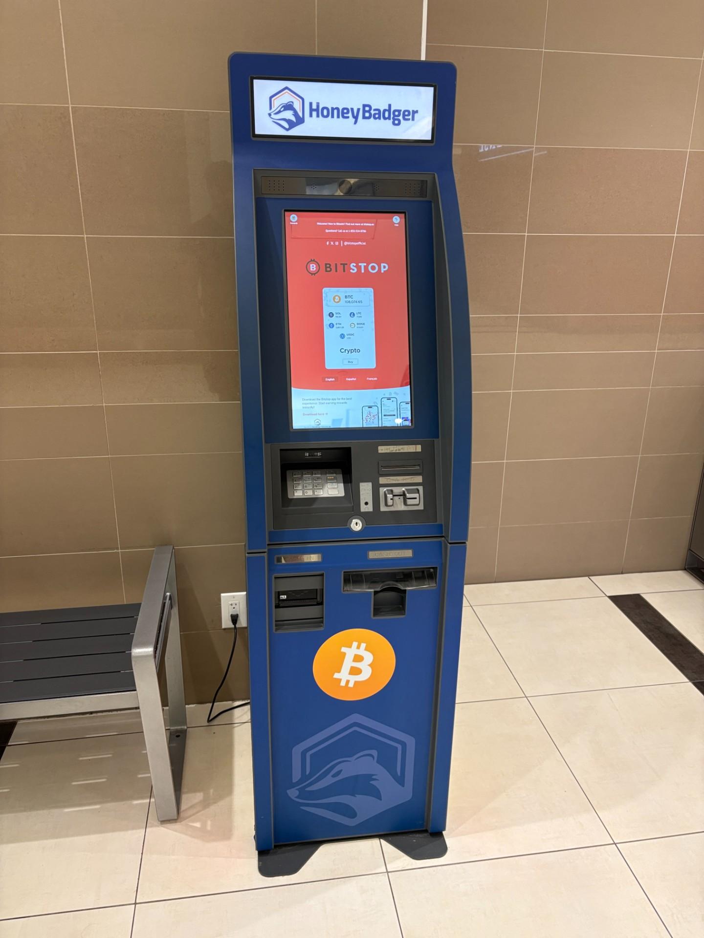 Bitstop ATM at RioCan Lawrence Allen Centre in Toronto, ON