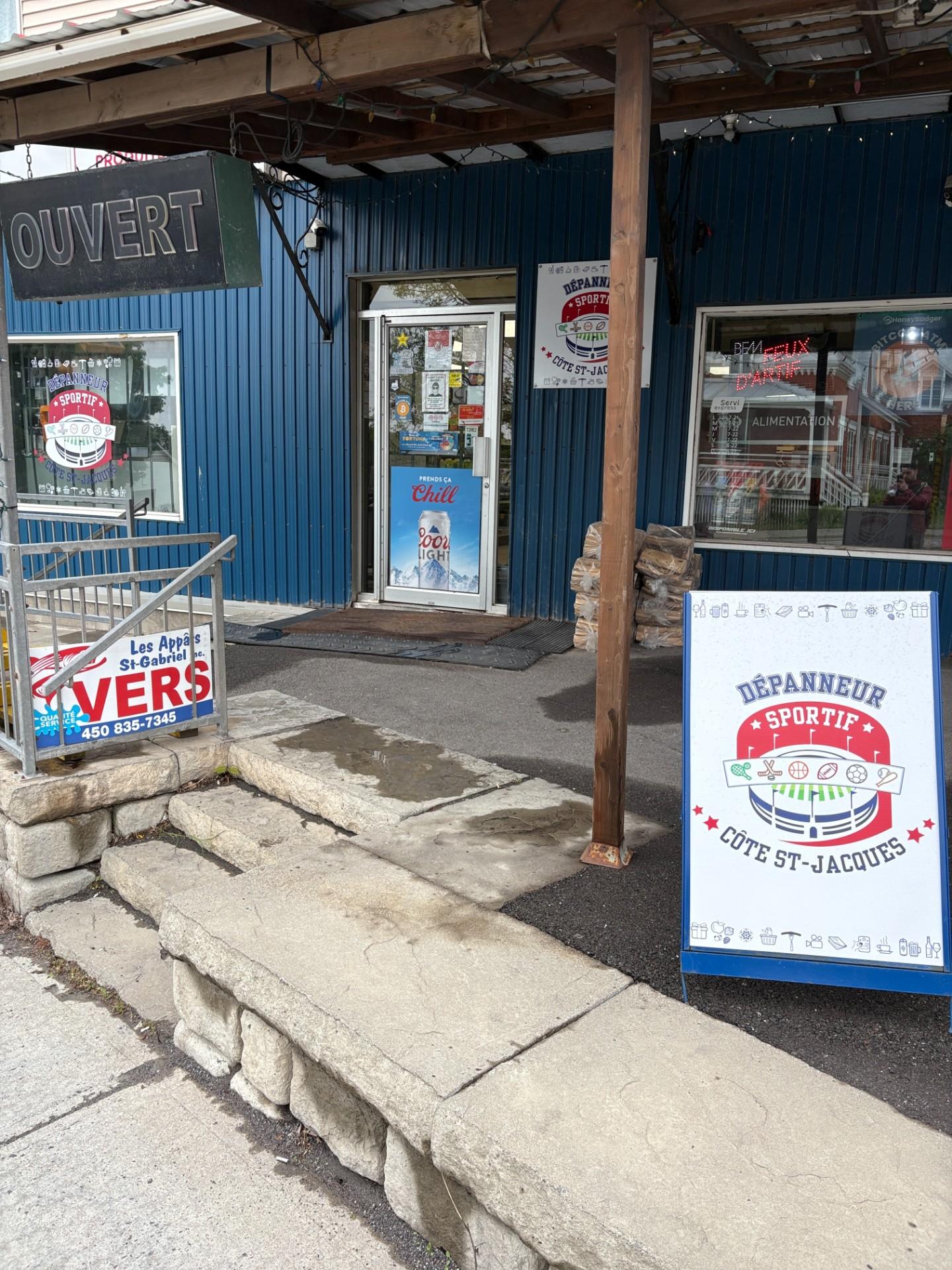 Bitstop ATM at Depanneur St-Andre in Rivière-du-Loup, QC