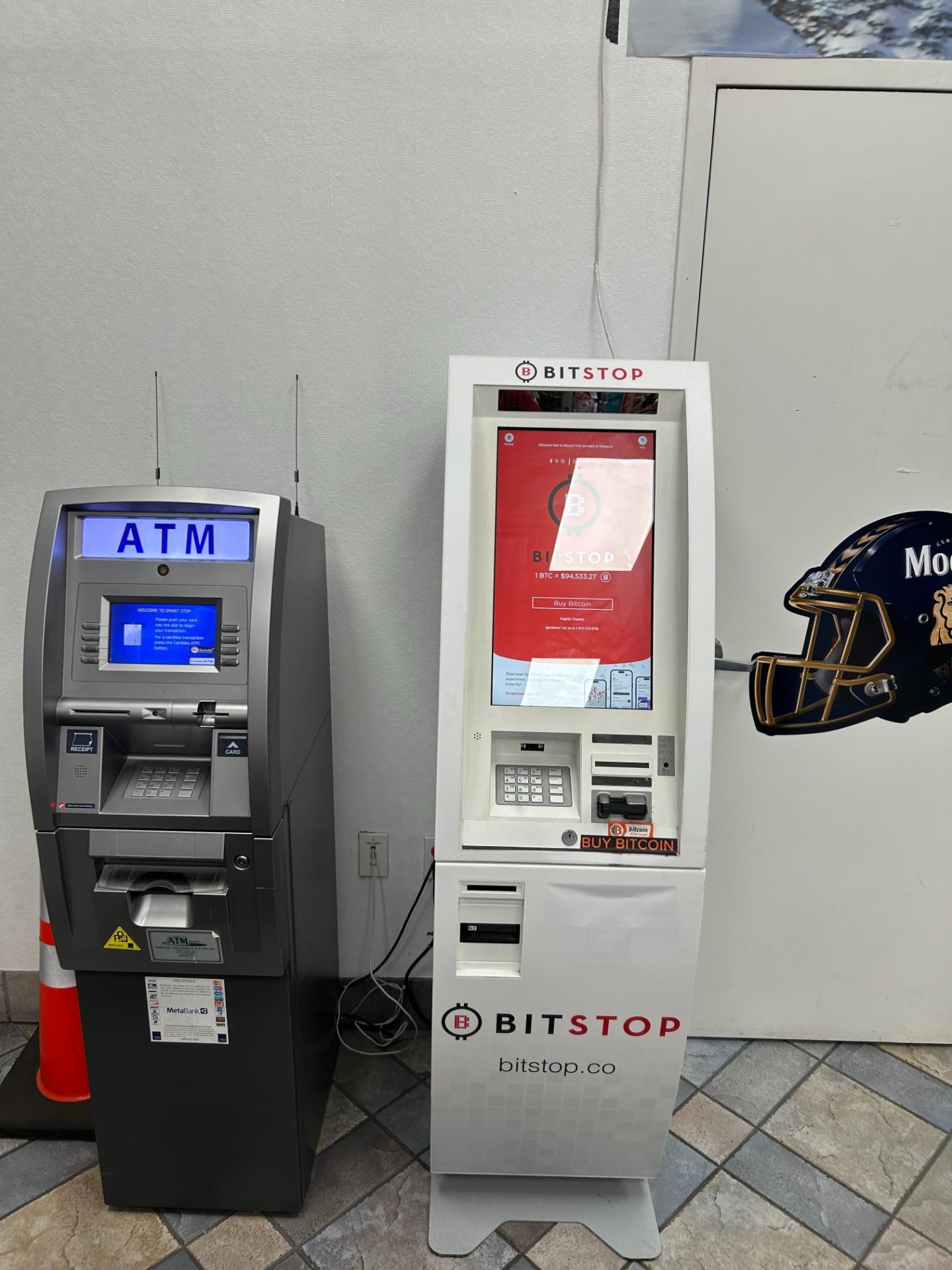 Bitstop ATM at Smart Stop 76 in Sparks, NV
