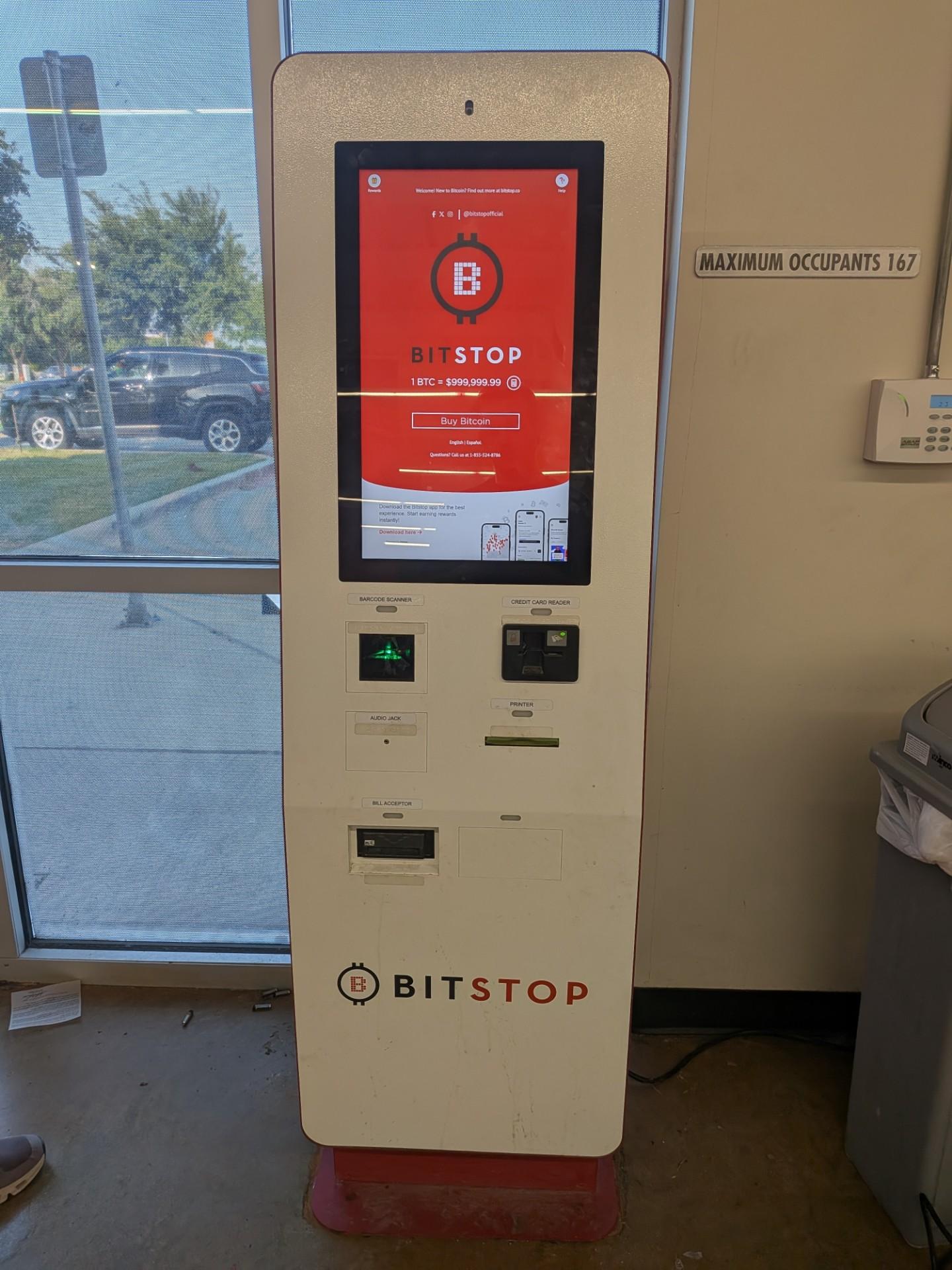 Bitstop ATM at Specs in Euless, TX