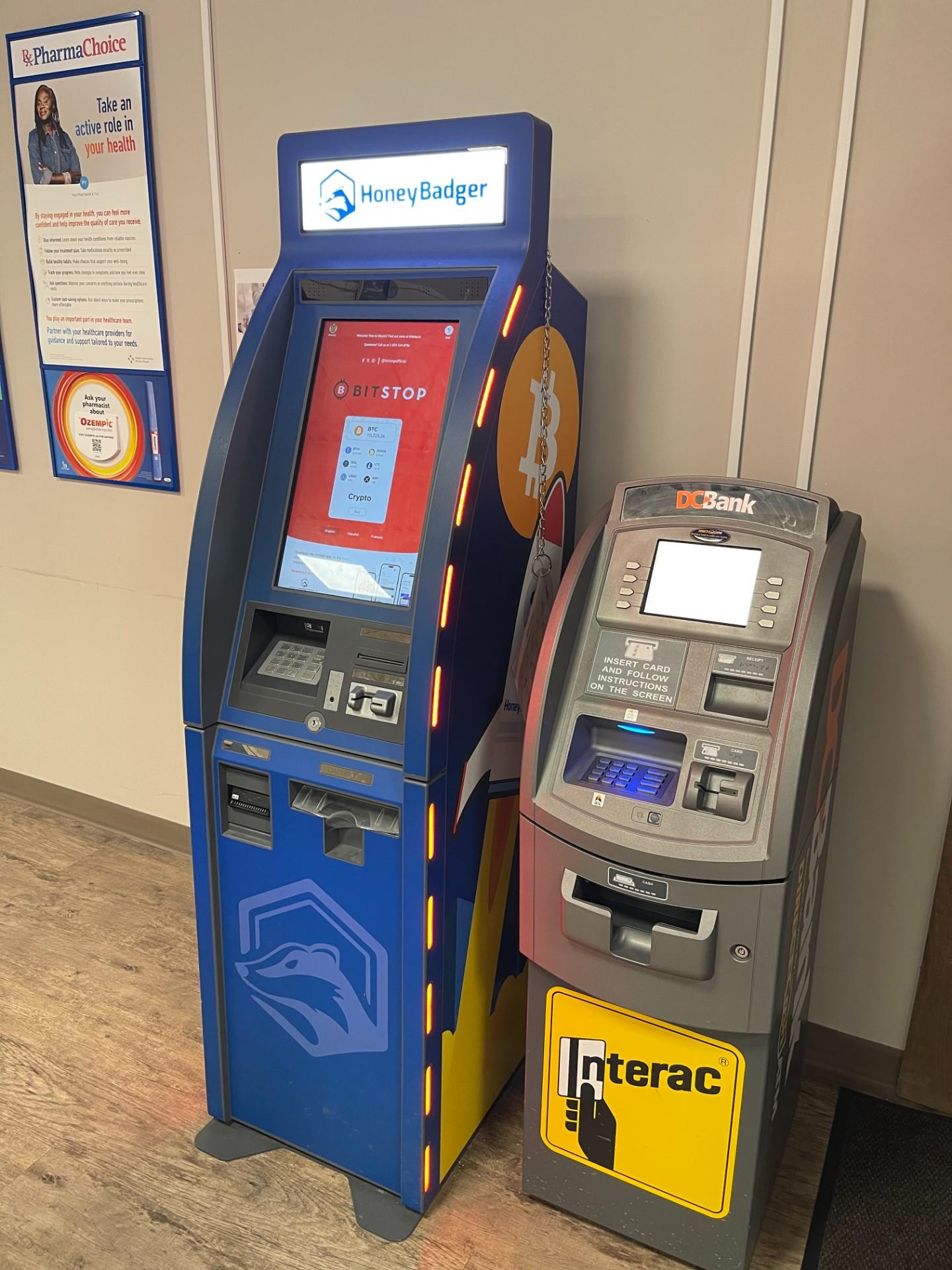 Bitstop ATM at Vegreville Drug Mart in Vegreville, AB