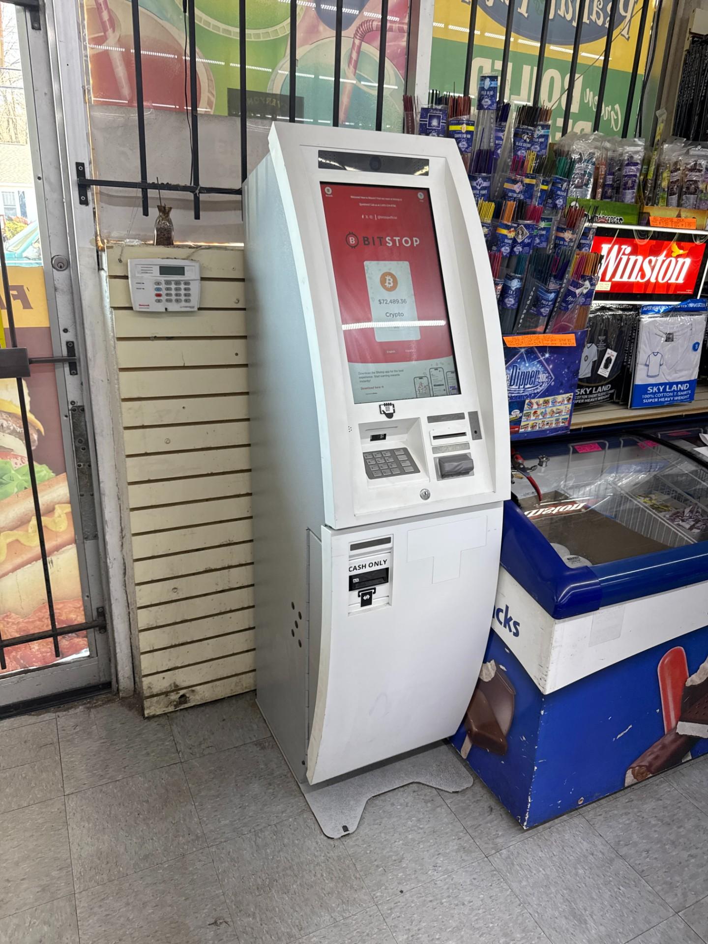 Bitstop ATM at Gee Gees in Rock Hill, SC